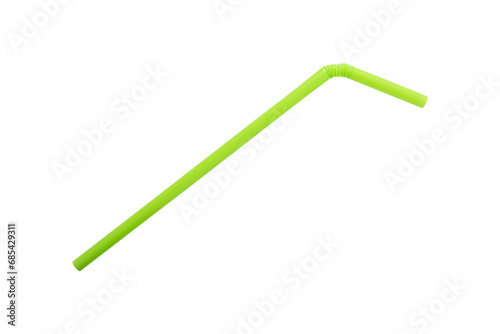 Green Straw Isolated Transparent Png Background