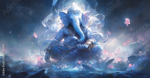 Ganesh: The Remover of Obstacles, God of Wisdom and Prosperity in Hindu Mythology.