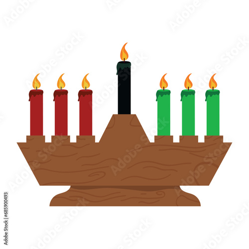 kwanzaa seven candles