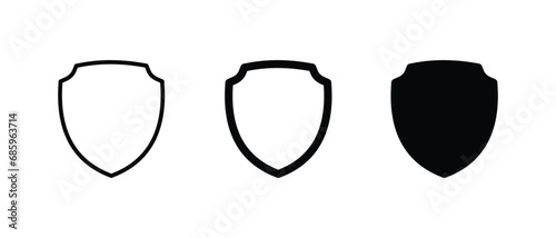 Shield with check mark icon vector illustration for web, ui, and mobile apps
