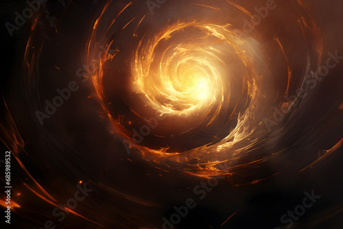abstract lightning spiral background