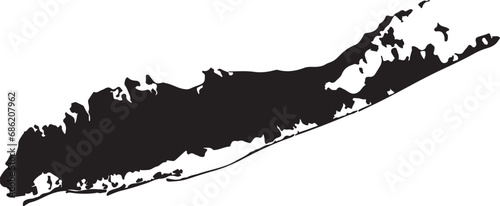 Silhouette of Long Island