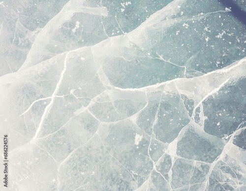 Pastel frozen ice surface. Texture winter background. 