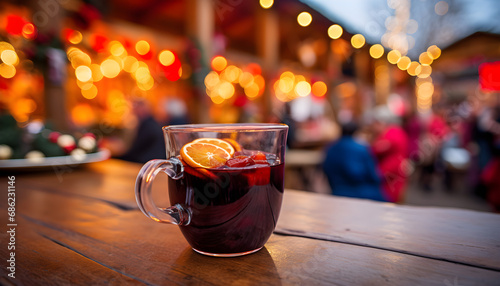 Mulled wine at the night market