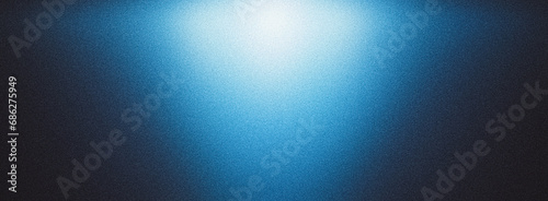 Blue gradient background grainy glowing blue light on dark backdrop noise texture effect banner header design