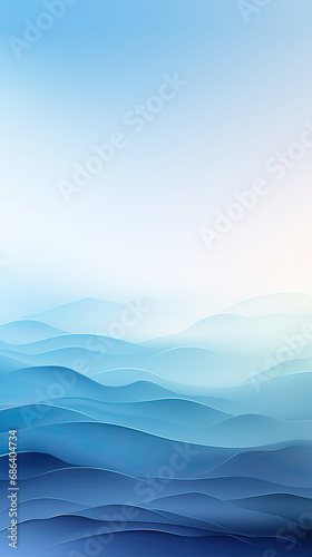 Vertical Blue Abstract Minimalist Landscape Online Web or App Background Graphic Backdrop Marketing Advertising Wallpaper