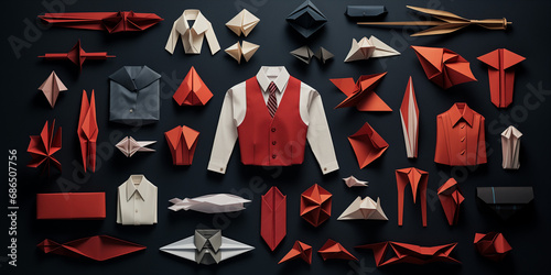  origami set concept