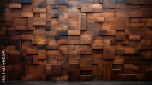 wooden blocks wall texture background concept, cubes of wood pattern wall backdrop