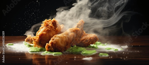 Avoid unpleasant odor from fast food chicken and pandan fried in rancid oil.