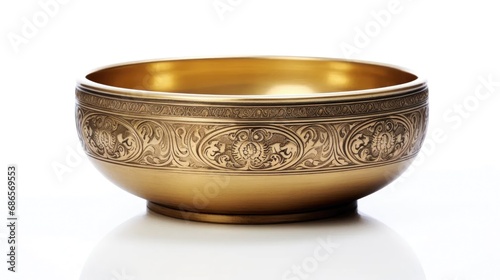 Timeless Elegance: Embrace the charm of the past with our vintage bronze and brass bowl.