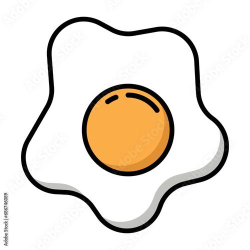 Grafika wektorowa jajko.