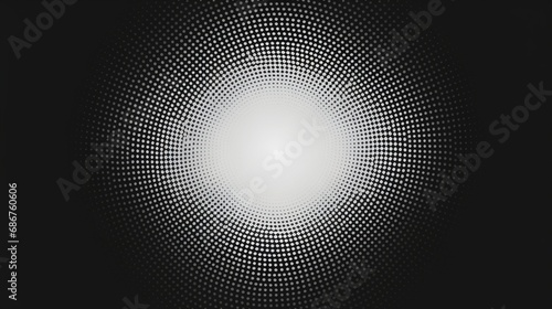 elegance of a halftone gradient dots background, a finely detailed monochrome texture, perfect for elevating the quality of badges, posters, and business cards.