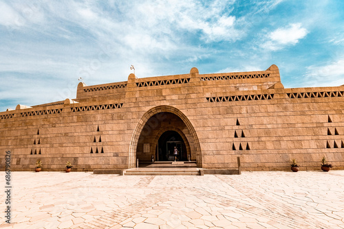 Nubian Museum building in Aswan Upper Egypt