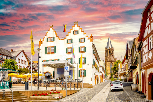 Altstadt, Oppenheim, Rheinland Pfalz, Deutschland 