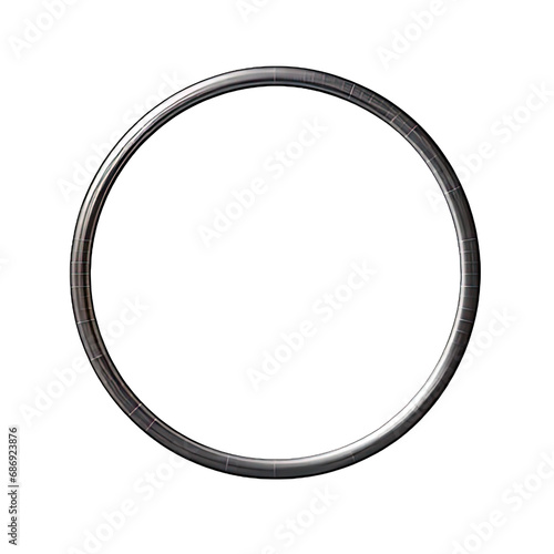workout/gym equipment: hoop isolated on white background