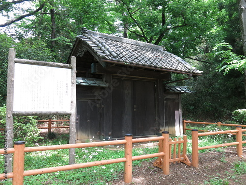 岩槻城址公園の岩槻城裏門