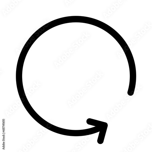 Restore icon with arrow circle