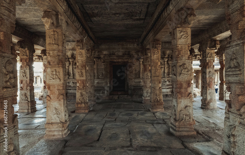 Balakrishna Temple is one of the most revered and famous Indian temples. Hampi. India.