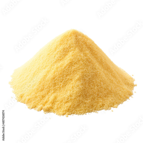 pile of couscous isolated on transparent background,transparency 