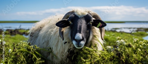 Black-faced sheep found on salt marshes in the Gower Peninsular have unique-tasting meat due to the salt tolerant plants they graze on.