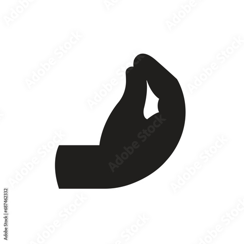 Pinched Fingers emoji vector symbol