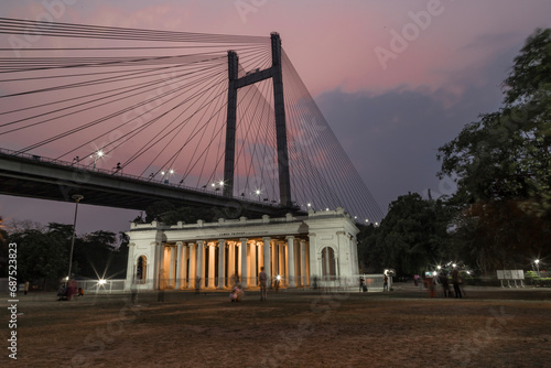 Prinsep Ghats is a ghat built in 1841 during the British Raj, along the Kolkata bank of the Hooghly River in India.