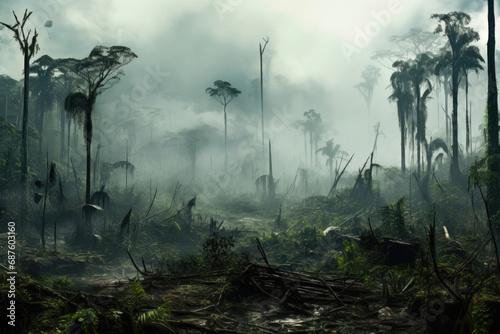 Silent Screams of a Devastated Rainforest