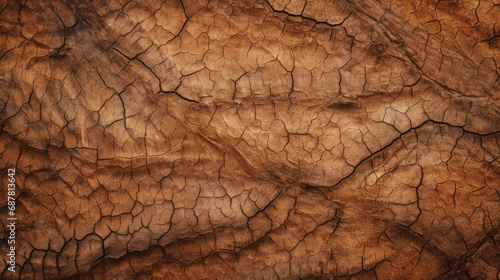 Embossed texture of the bark of oak. 