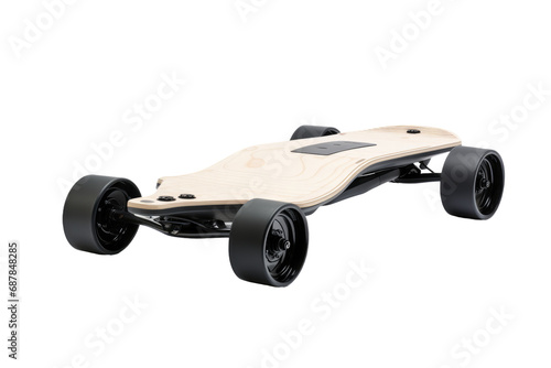 Glide into the Future The Aero Glide Electric Skateboard Unveiled isolated on transparent background