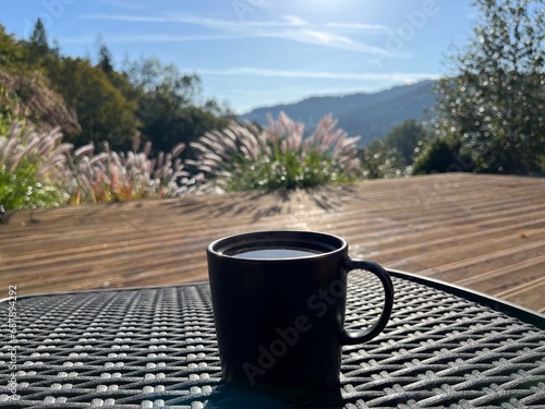 Time coffe. Czas na pyszną kawkę w górskich widokach podczas weekendu. 