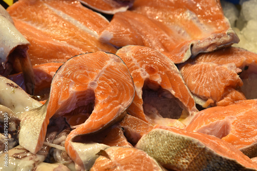 frischer Fisch auf Fischmarkt in Izmir