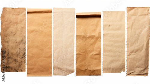 brown paper bag. generative ai