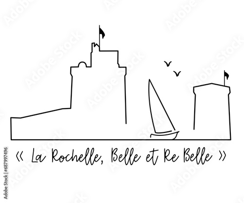 Logo La Roche Belle et Re Belle - by Nicolas POITEVIN
