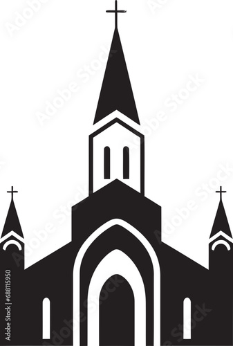 Divine Design Church Logo Illustration Holy Harmony Iconic Church Image