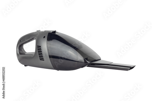 car vacuum cleaner, portable car vacuum cleaner isolated from background