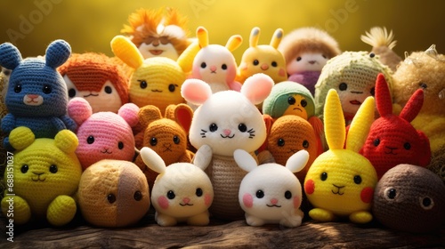 Collection of fluffy toys