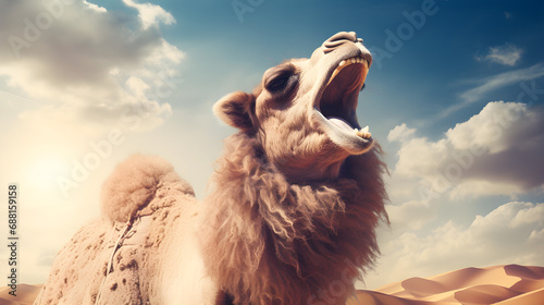 Camel is singing