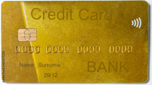 credit card surface 