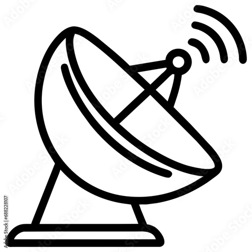 satellite dish antenna icon
