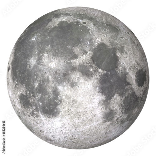 Full Moon isolated. High Quality Moon "Elements of this image furnished by NASA ", png isolated background. 