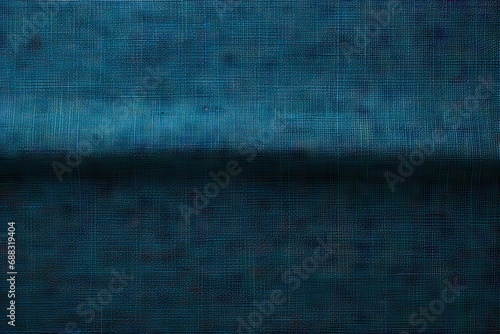 background Seamless material textile linen cotton natural texture Fabric color teal blue dark cloth weave Close clothes