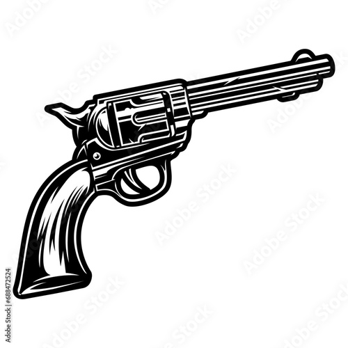 gun, revolver, weapon