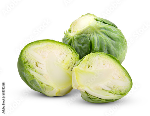 Brussel Sprouts isolated on transparent png