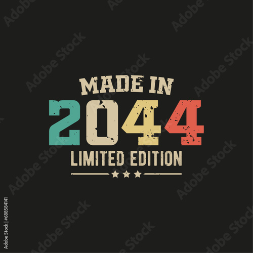 Made in 2044 limited edition t-shirt design