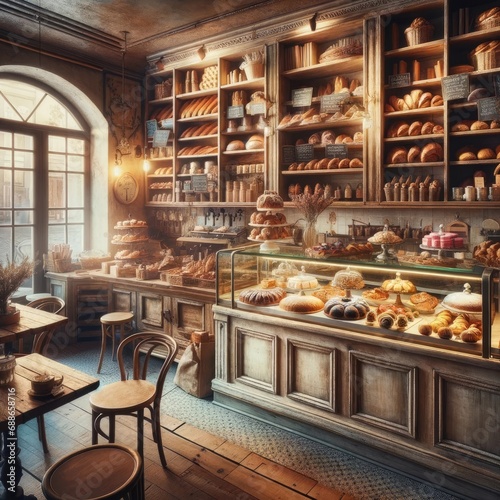 Traditional Bakery Interior