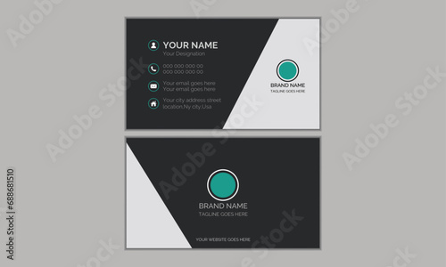 Creative,Modern shape with abstract silver,Vector illustration, print,template,creative business card and name card, horizontal simple clean template vector design, layout in rectangle size, Flat des