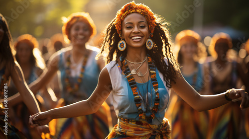 Discover a selection of pictures showing the vibrancy of various cultural festivities, showcasing vivid costumes, enthusiastic dancing, and merry gatherings.