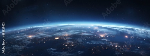 an image of the earth from space Generative AI