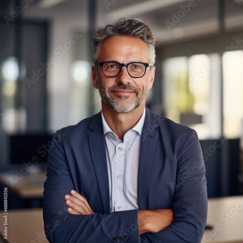 man standing in front of an office, european male, business attire, professional business stock photo