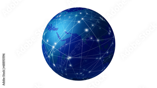 News background with globe connect white background international breaking news, world affairs, global network, and hot headlines all from global news sphere